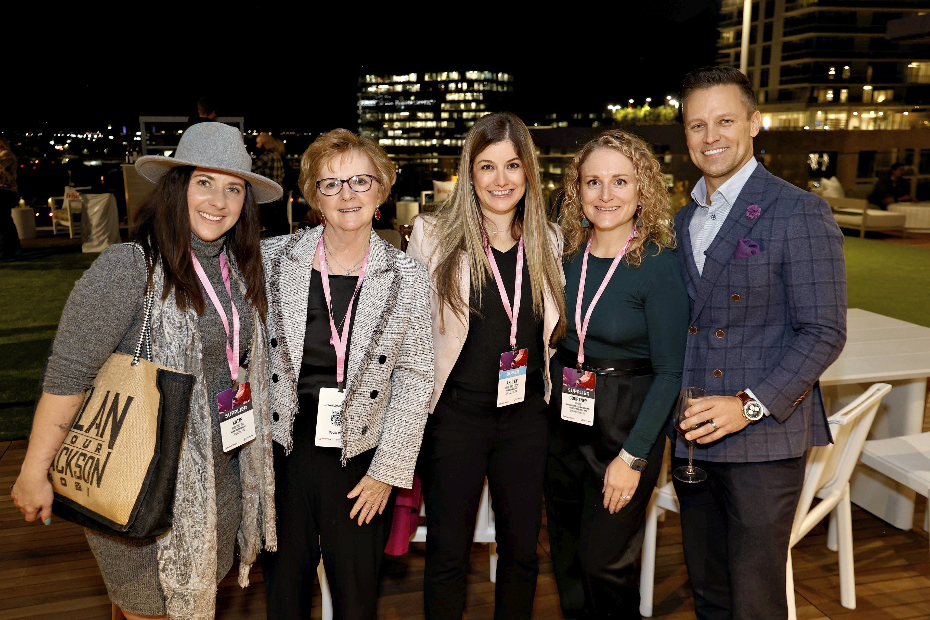 A group of event professionals at the Connect Texas Opening Reception.