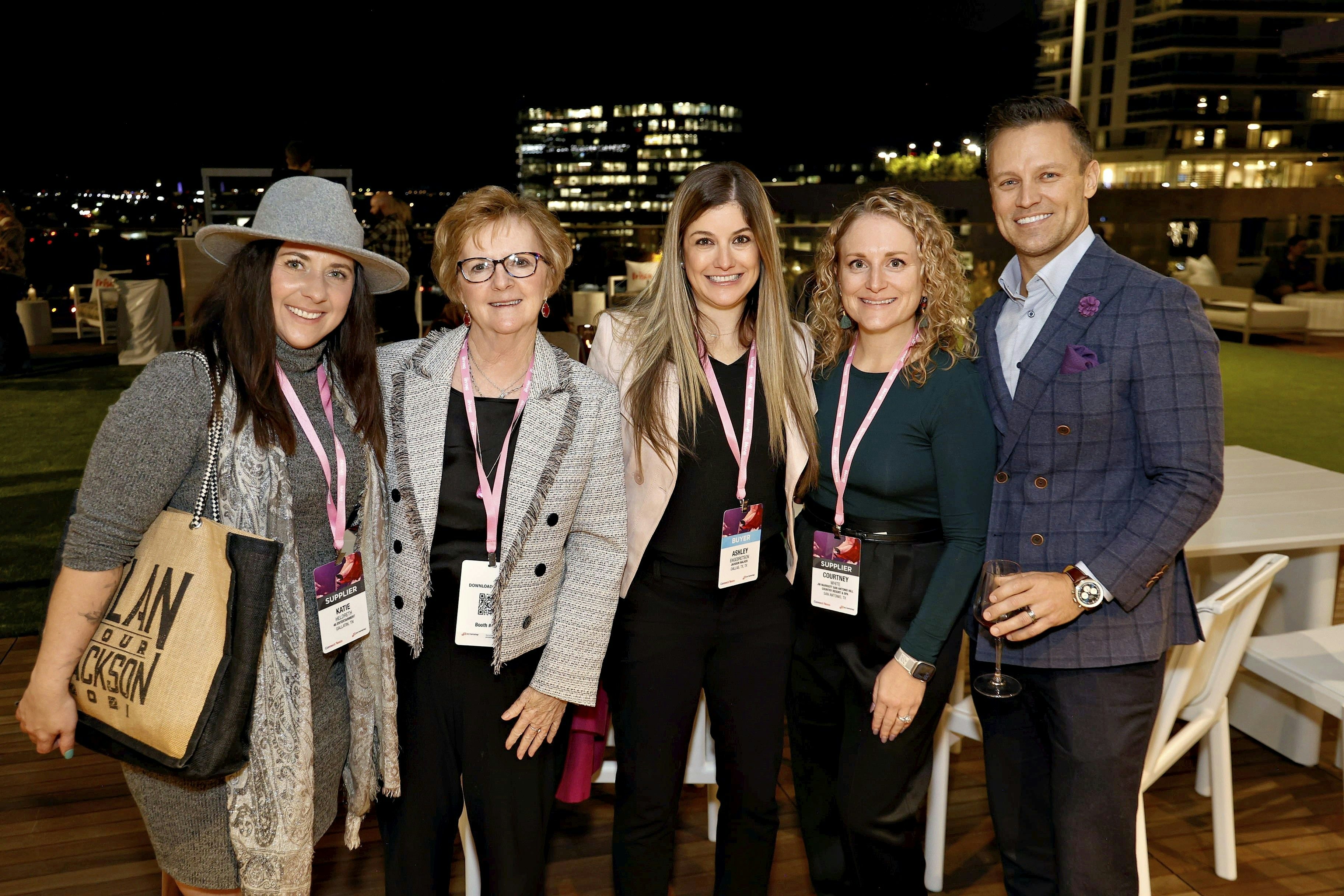 A group of event professionals at the Connect Texas Opening Reception.