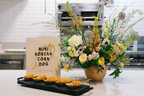 Mini Korean corn dogs