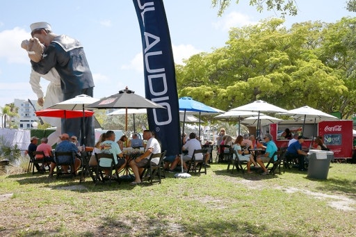 People having lunch
