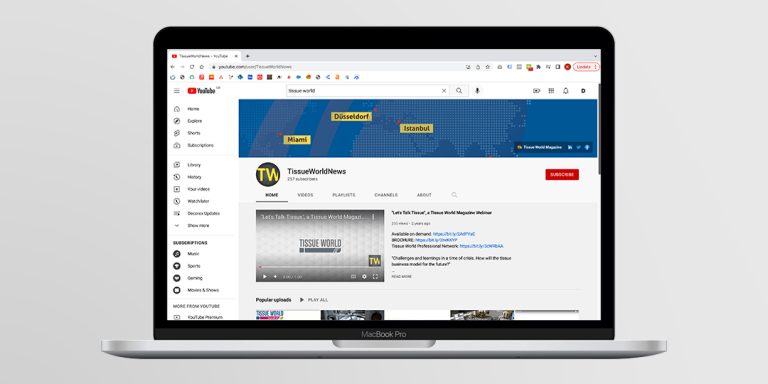 Tissue World YouTube Channel