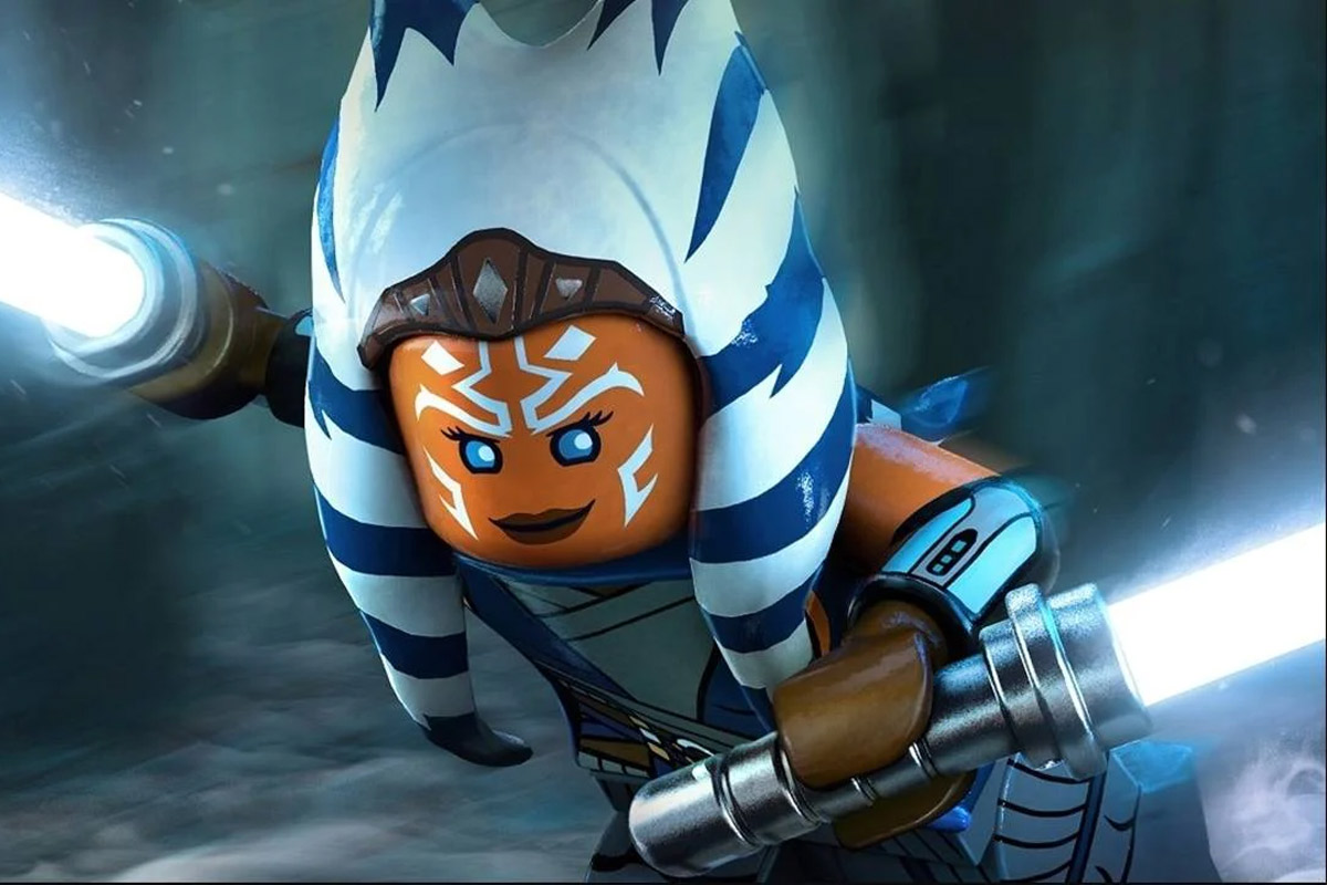 Animated Ahsoka Tano in lego form