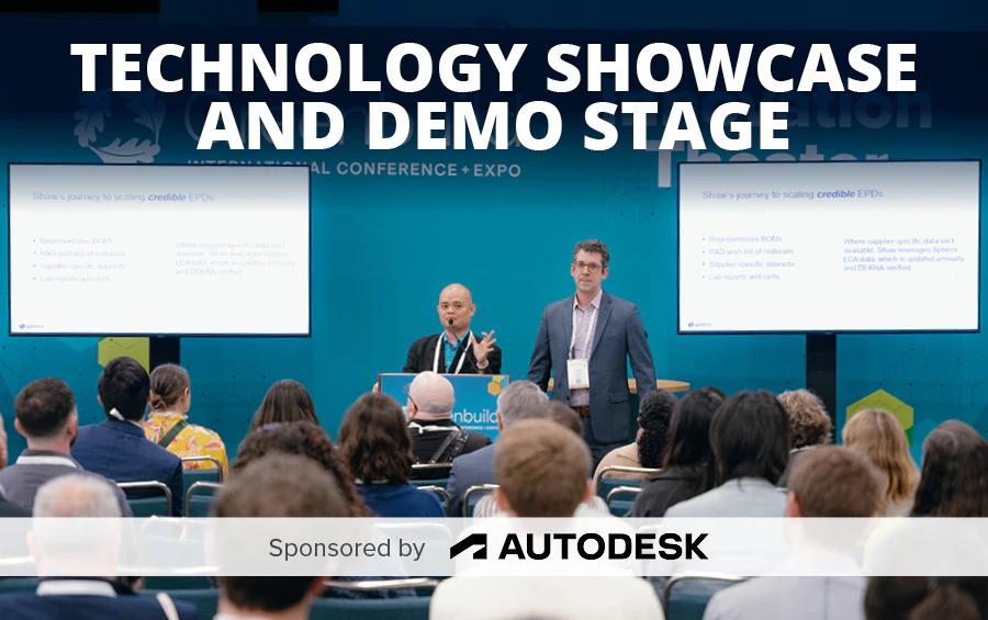 Technology Stage and Demonstrations at Greenbuild