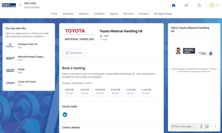 IMHX Event App Guide for Exhibitors