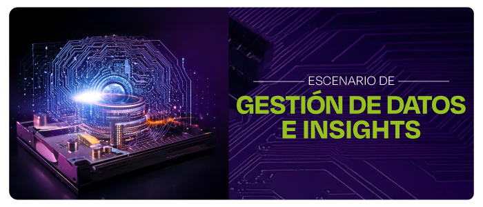 escenarios Gestion de datos e insights