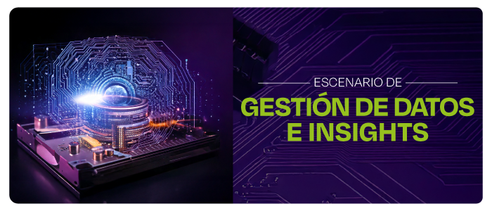 escenarios Gestion de datos e insights