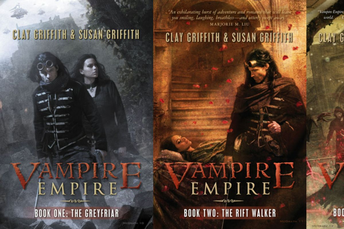 Covers of The Vampire Empire by Clay and Susan Griffith