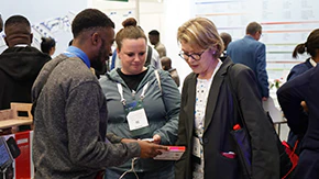 Networking at World Health Expo Johannesburg