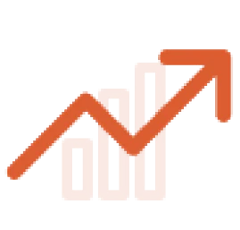 Growth chart icon