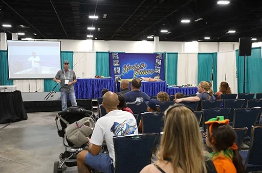 FLIBS Kids Corner offers family-friendly fun throughout the show.