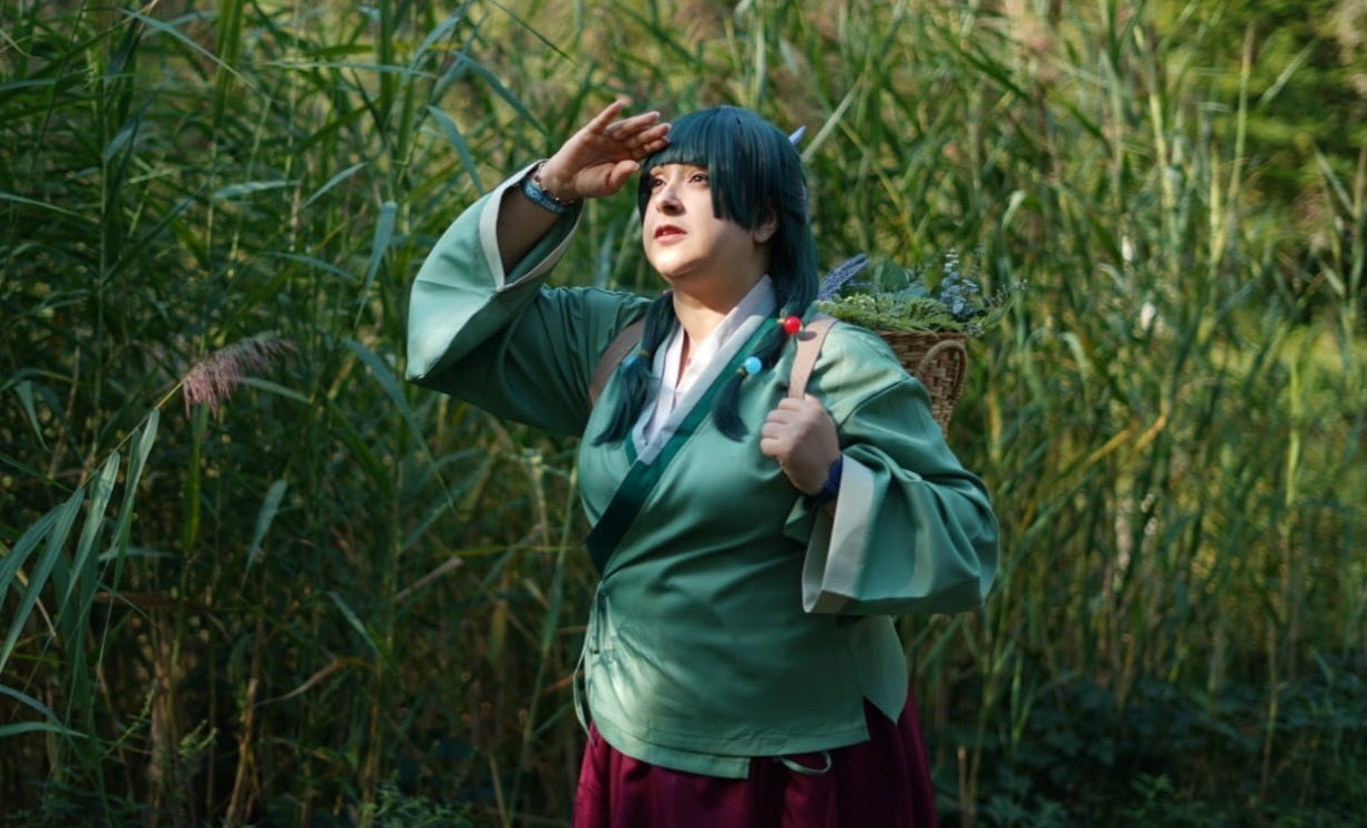 Sednobis in a nature-themed cosplay, one of the expert judges at MEFCC 2025.