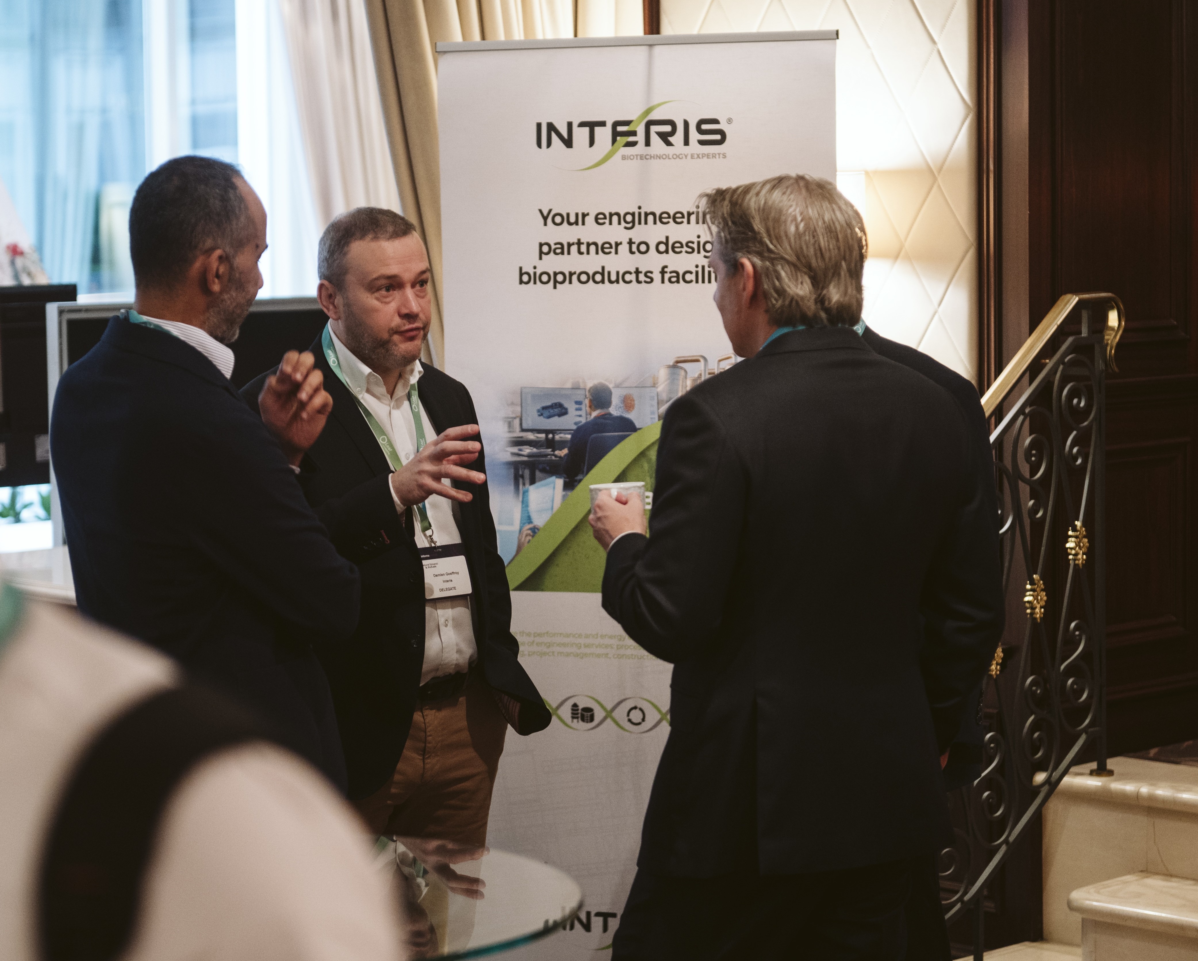 Exhibitors showcasing biofuels solutions and networking with producers at World Ethanol & Biofuels 2025 in Brussels.