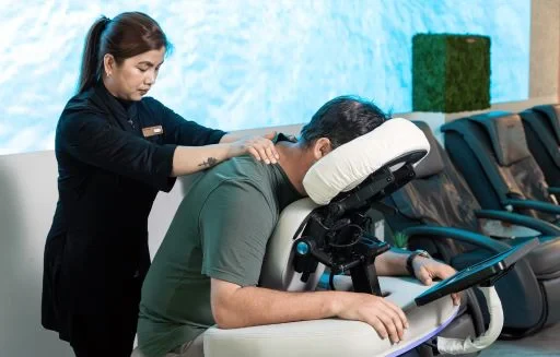Fusion light neck & back massage chair