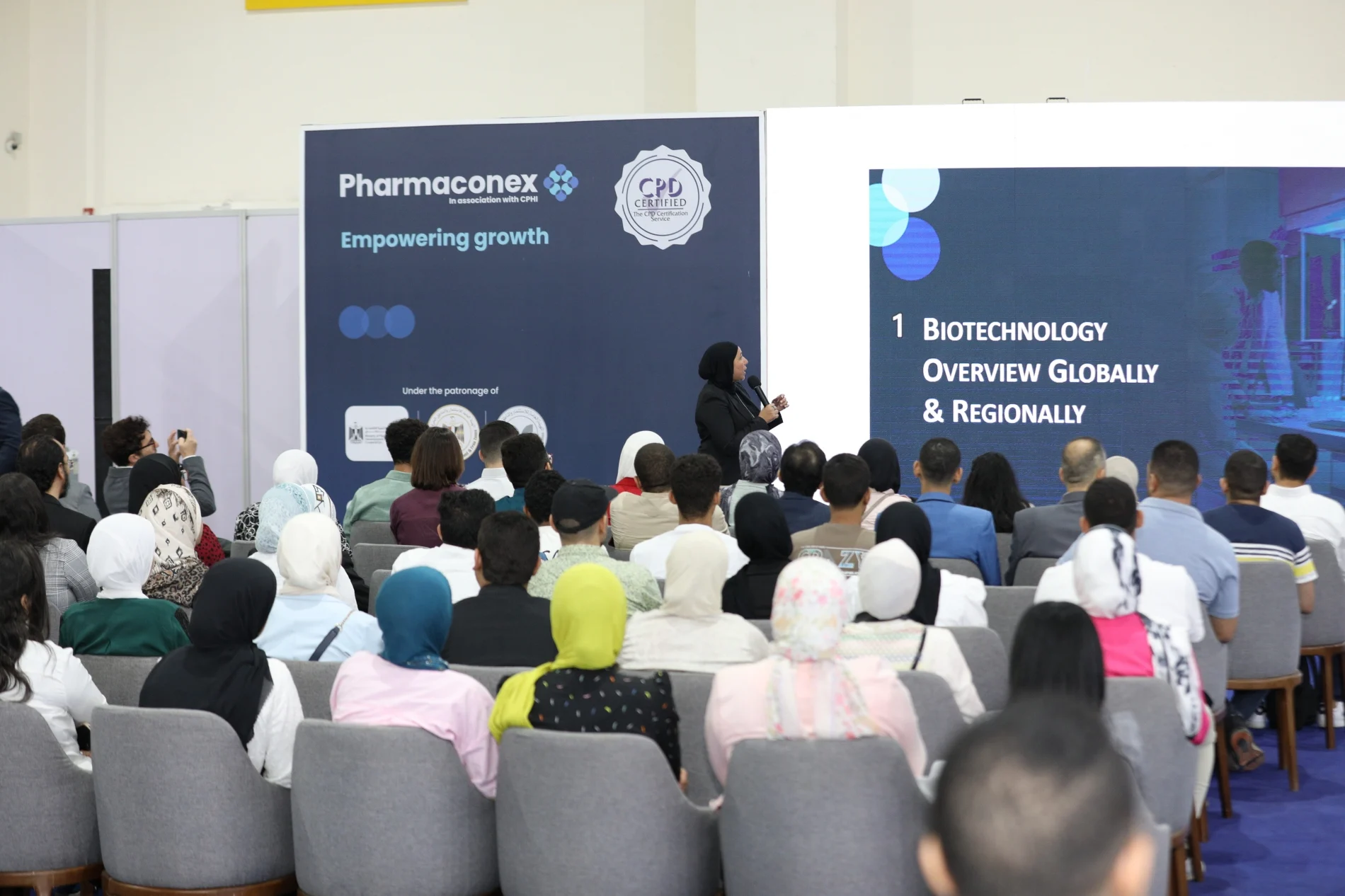 Visitors of Pharmaconex Exhibition