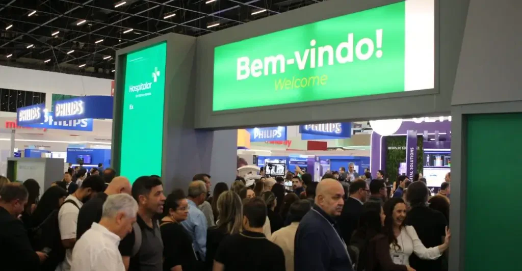 Entrada do Congresso H&F na Hospitalar