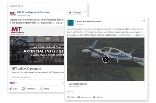 In Feed Native Social Ad