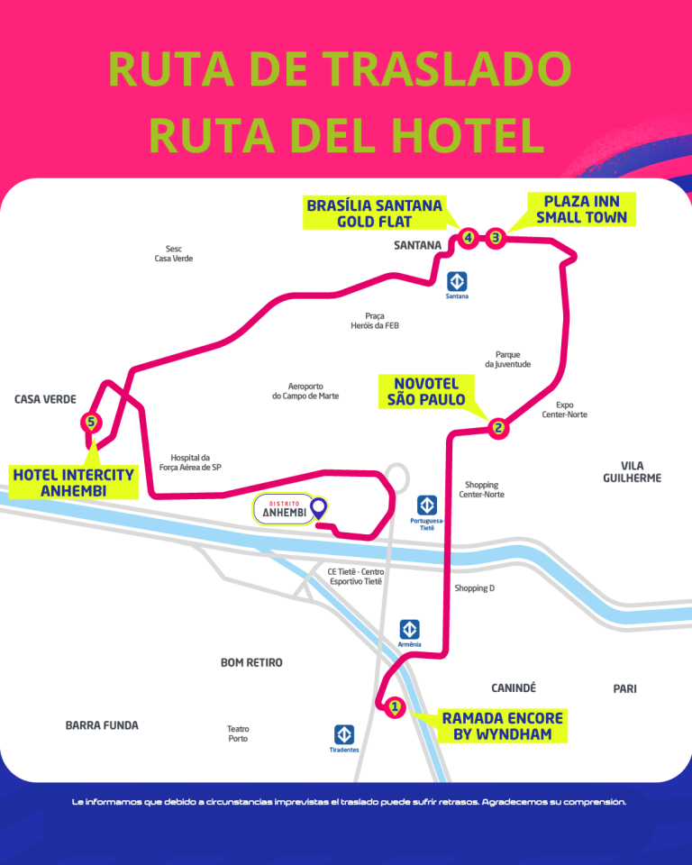 Ruta De Traslado ruta del hotel