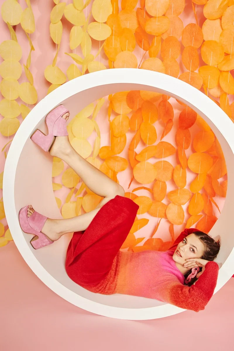 vibrant color and uplifting prints outfit