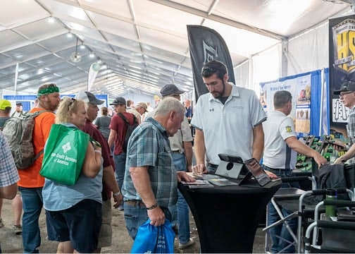 Visitor in Farm event