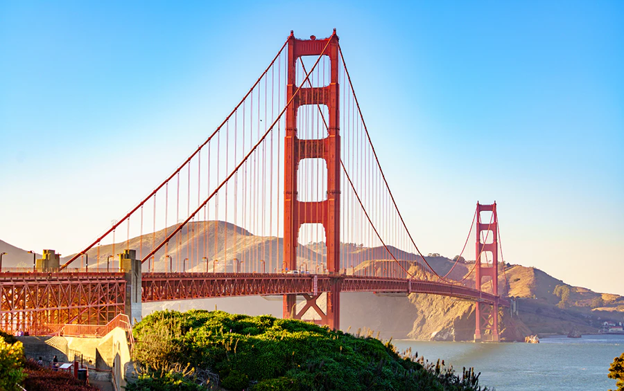 Golden Gate Bridge in California