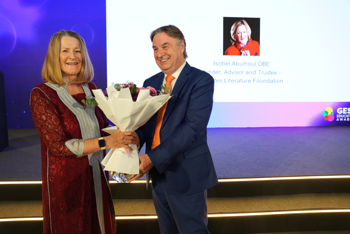 Lifetime Achievement Award - Isobel Abulhoul OBE - Founder, Advisor and Trustee - Emirates Literature Foundation