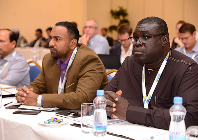 listening to presentations at Africa Sugar Conference