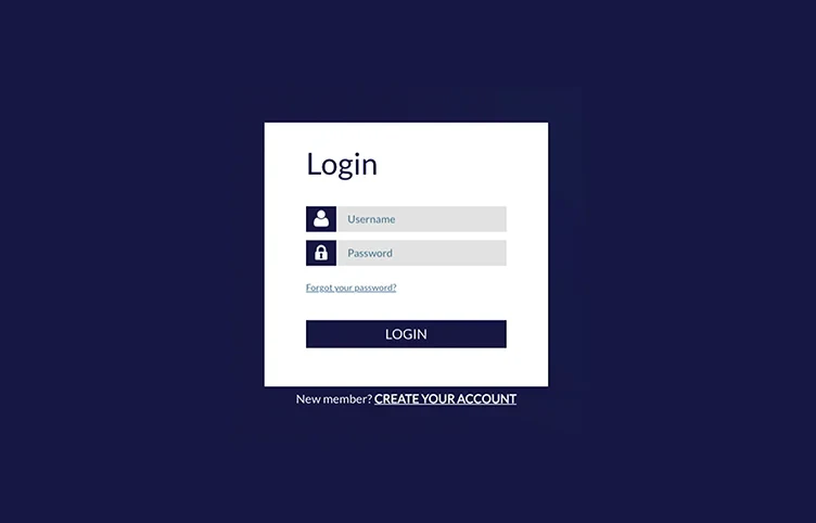 Log in to your account