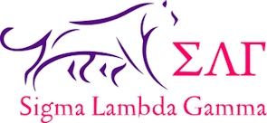 Sigma Lambda Gamma logo.