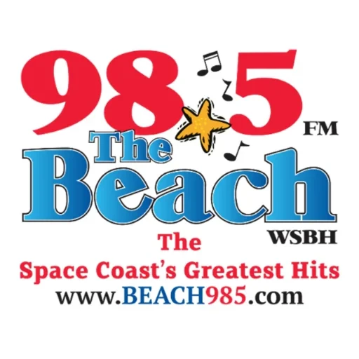98.5 The Beach (WSBH) logo