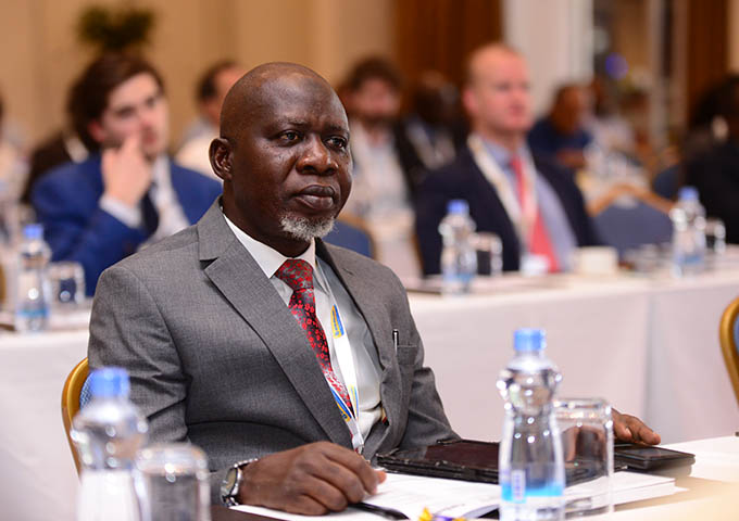 listening to presentations at Africa Sugar Conference