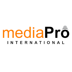 MediaPro logo – MEES 2025 Exhibitor offering AV equipment, staging solutions, and event production support