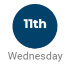 11th Wednesday