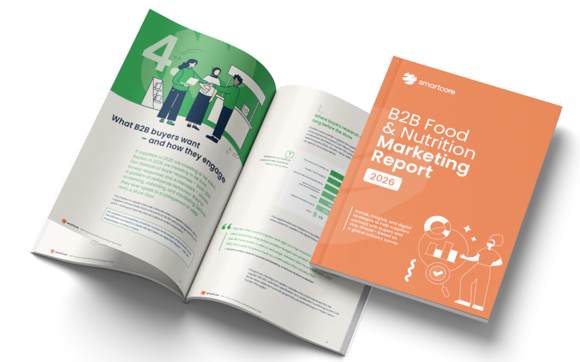 Marketing report mockup