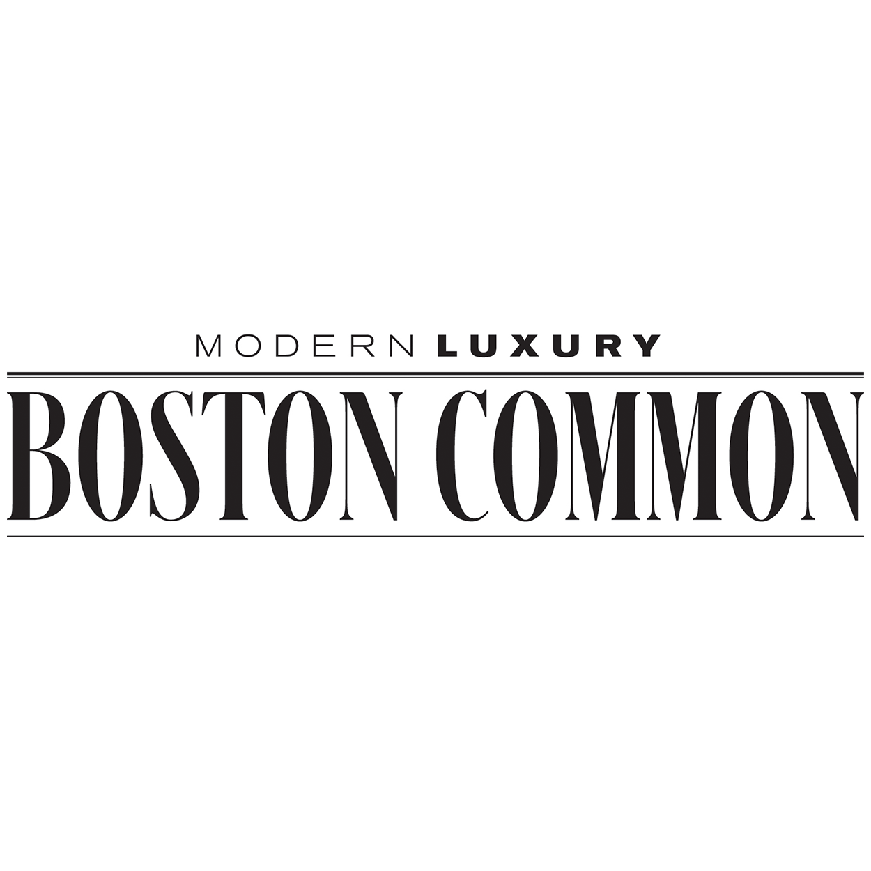 Modern luxuxry Boston Common Logo