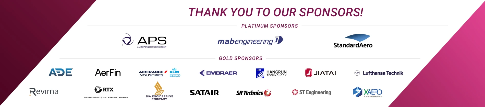 Thank You to Our Sponsors!