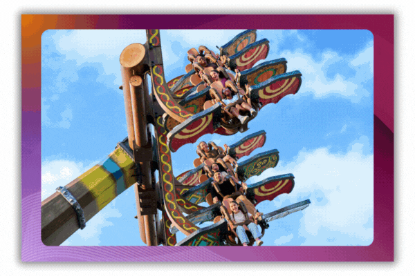 A slideshow of photos showing different activities and attractions in Orlando