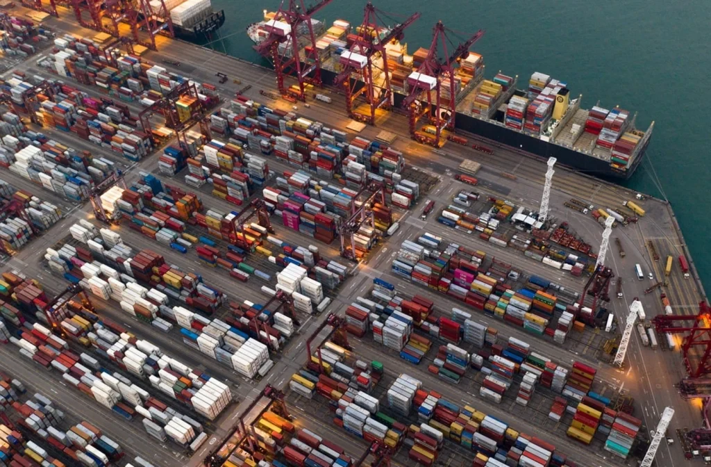 Shipping Container Top View