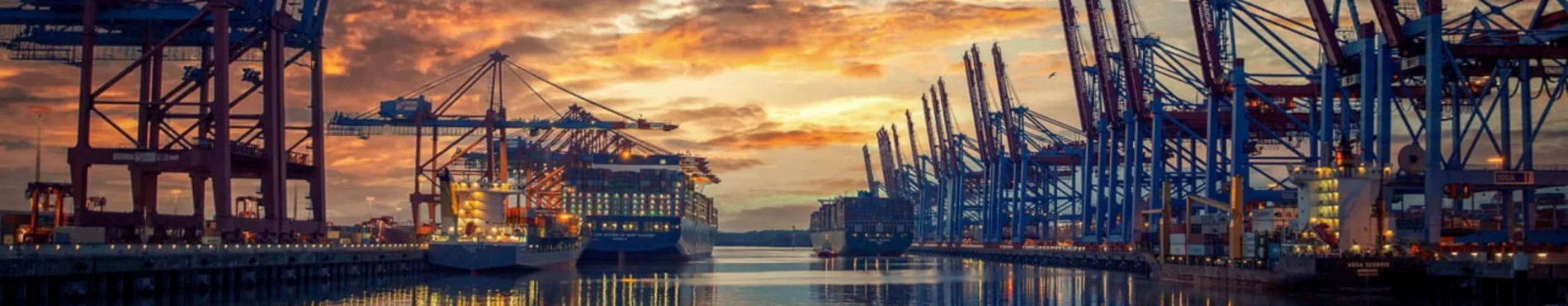 Shipping Container on port