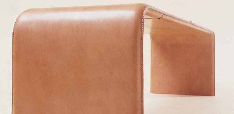 Leather Bench by Bill Amberg