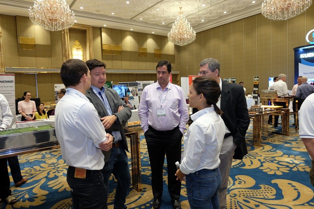 networking at asia international coffee conference