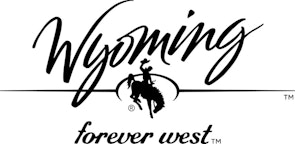 Wyoming Office of Tourism logo.
