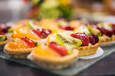 mini fruit tart