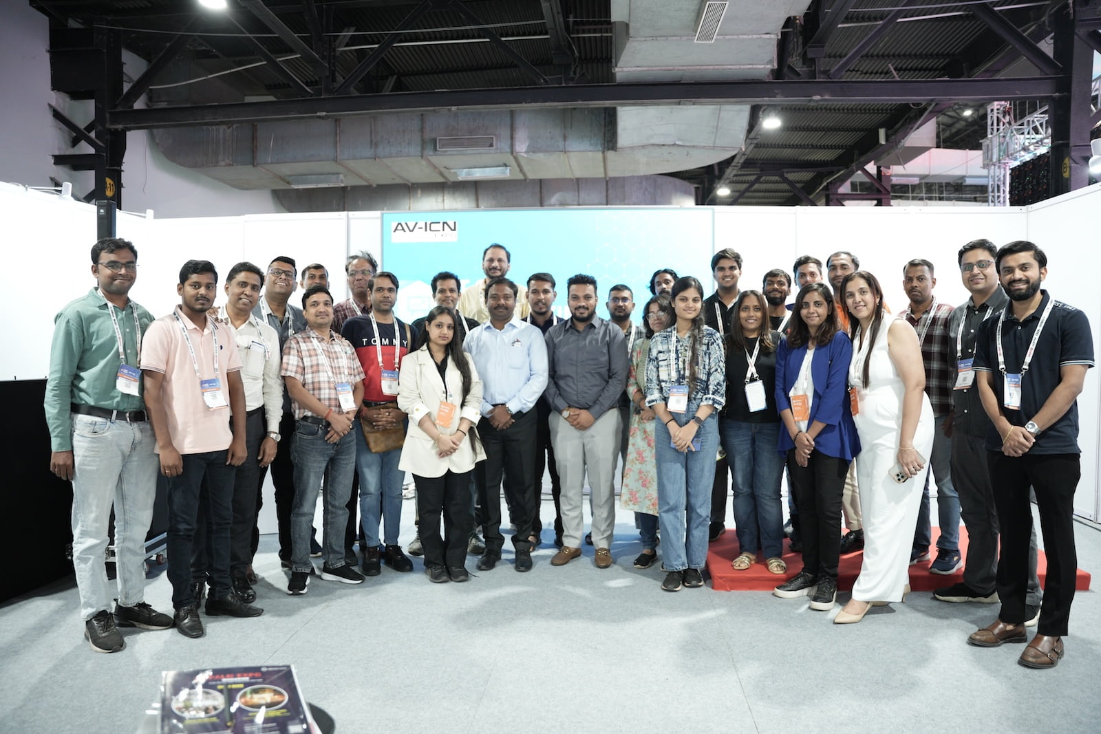 Group photo of Certified AV Specialist Course participants at PALM Expo