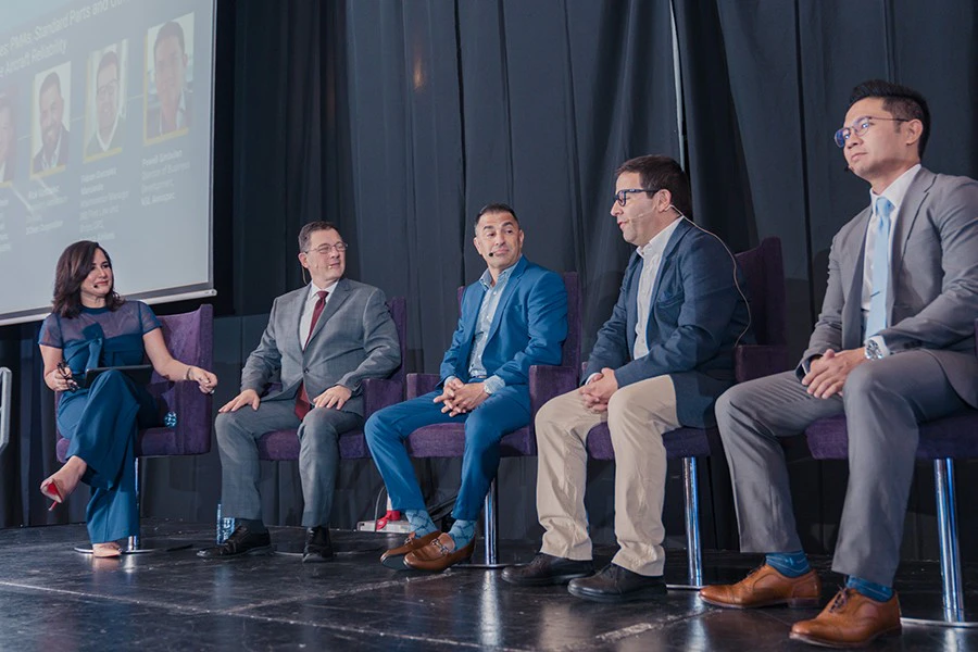 People sitting on stage