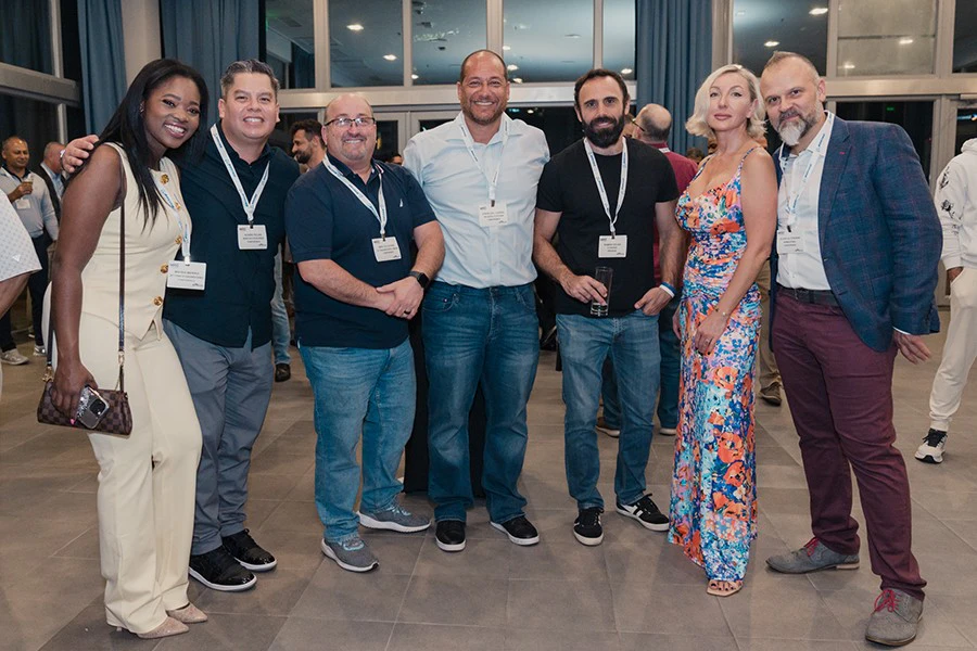 Taking pictures at the event