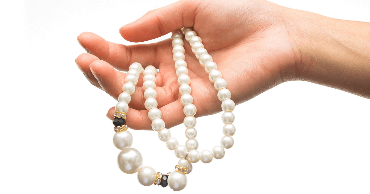 Women and pearls