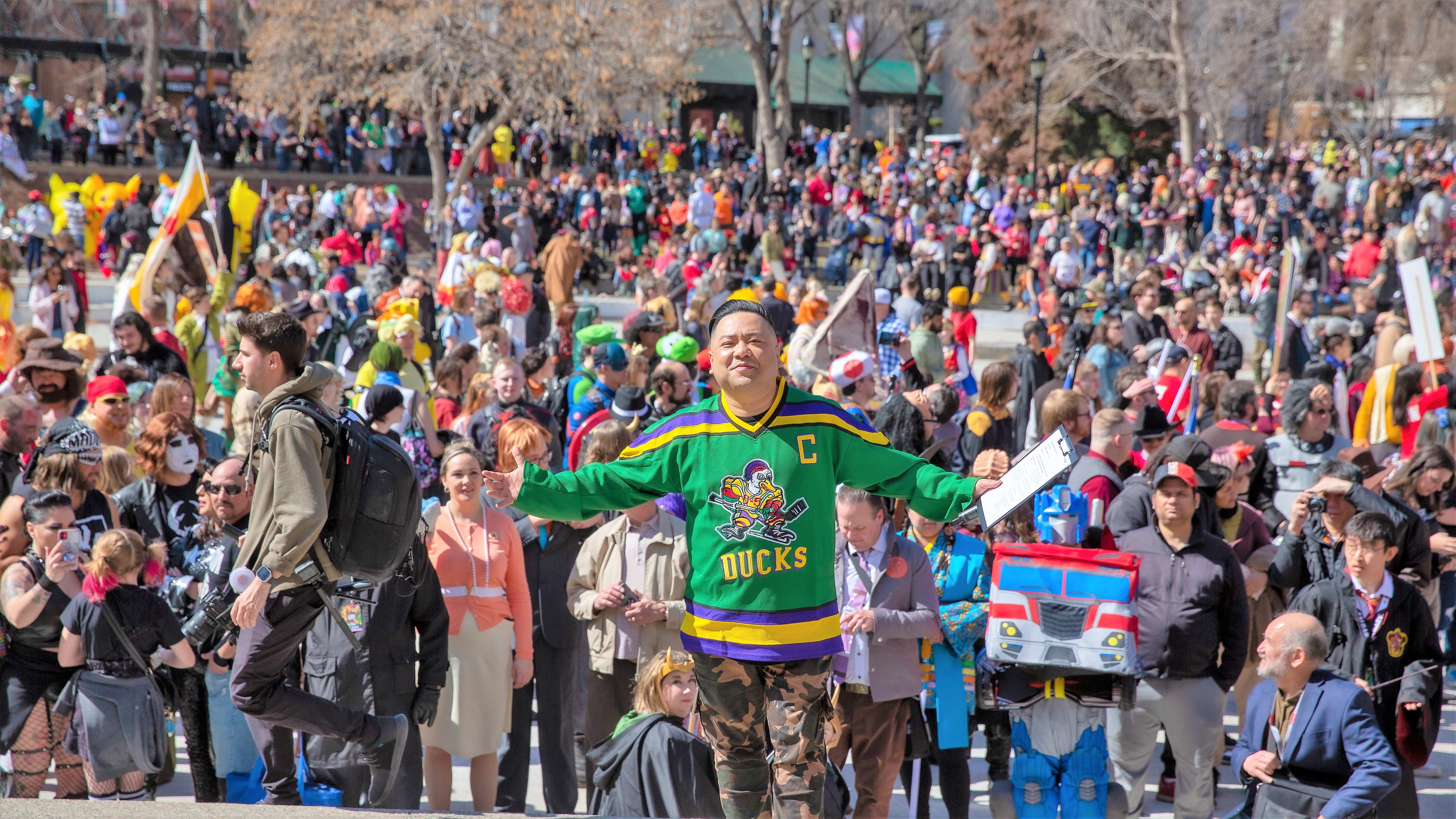 Andrew Phung at Olympic Plaza