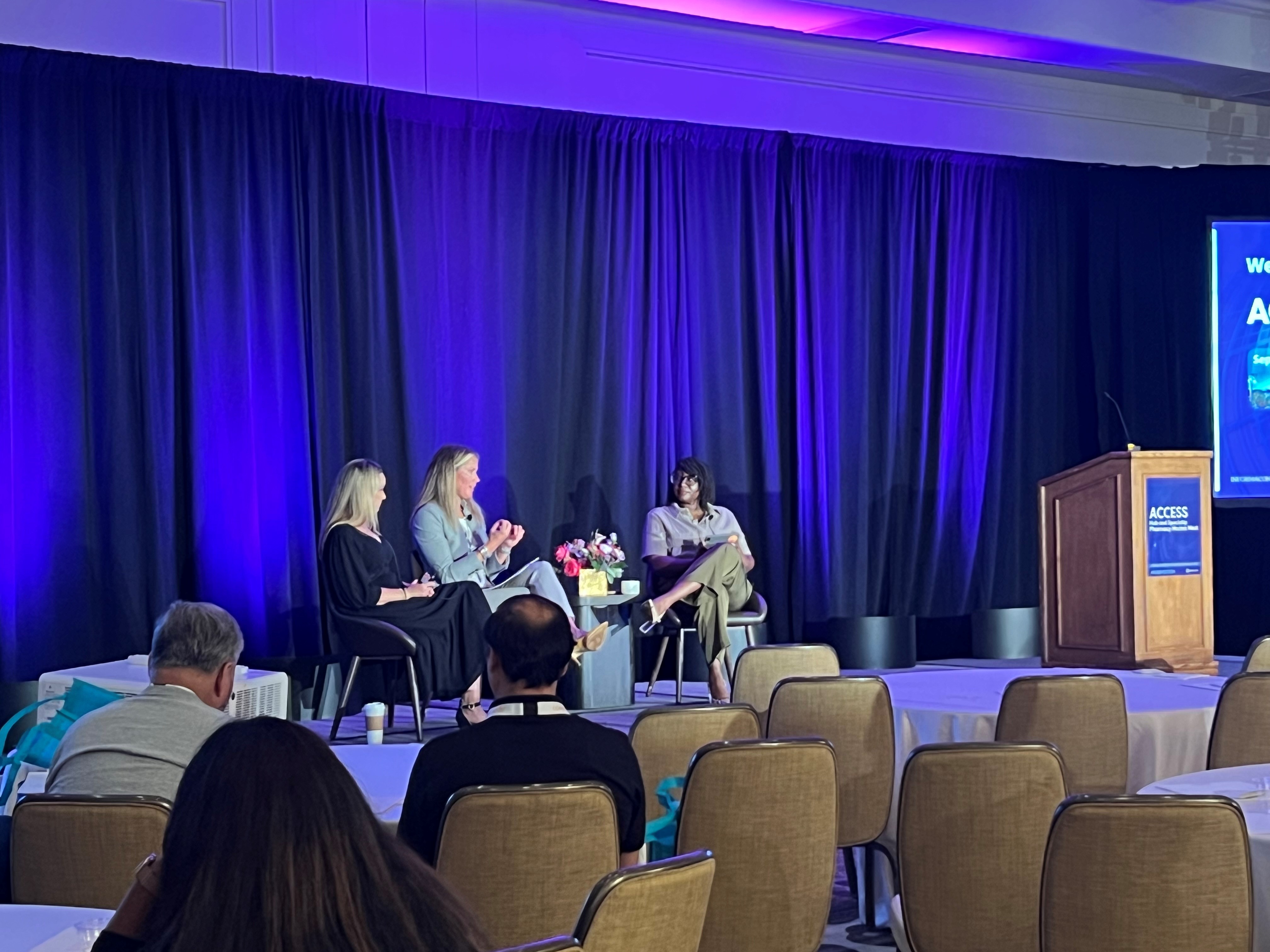 Hub West speakers during a panel discussion