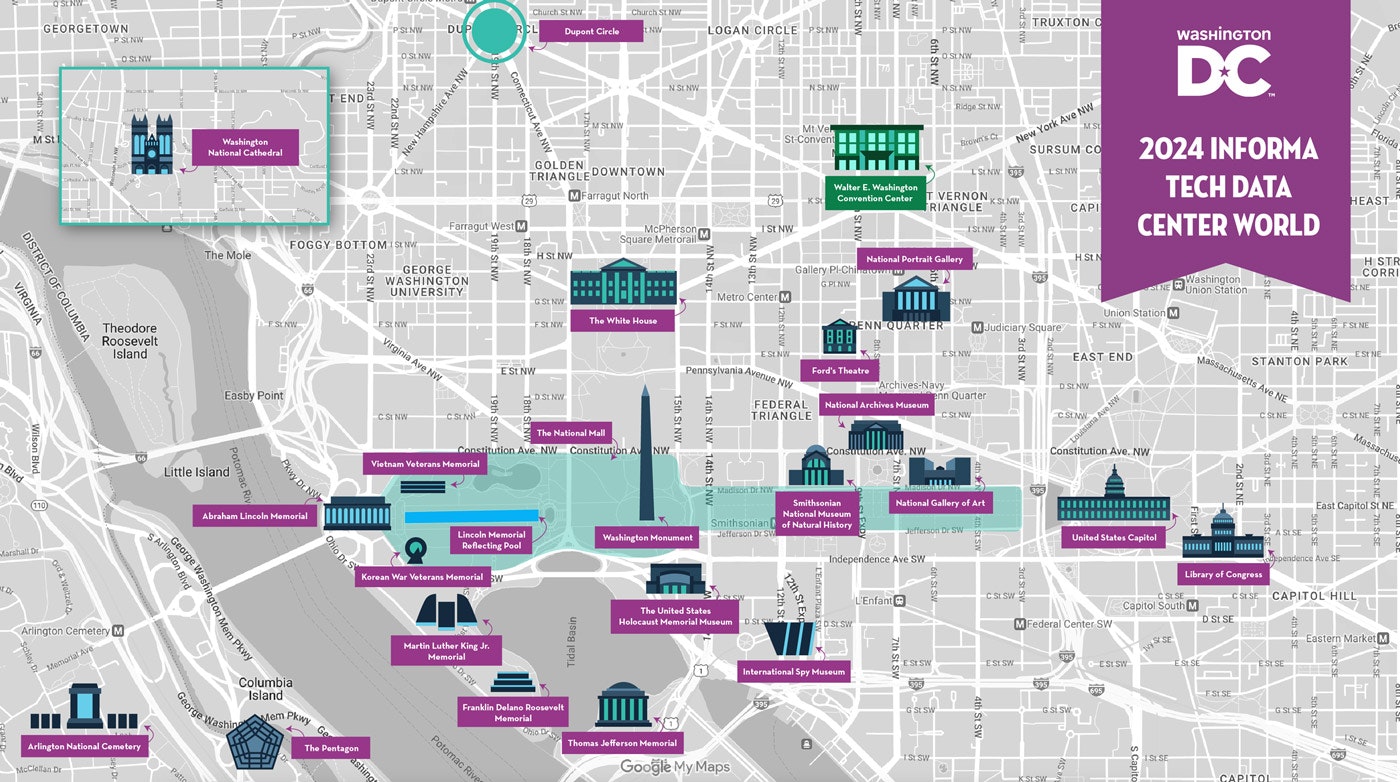 Data Center World Attractions Map