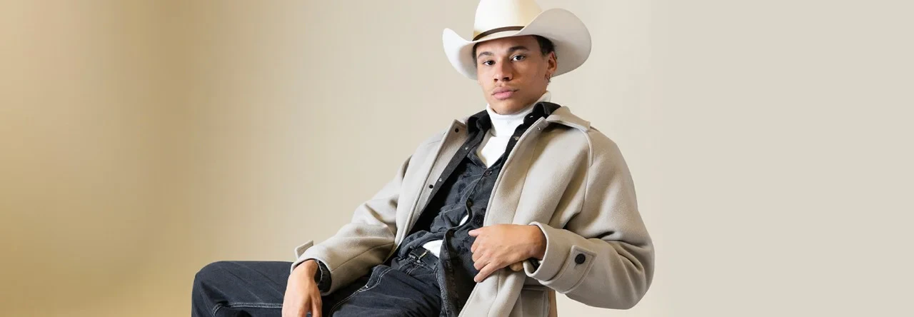 Men posing in outfit